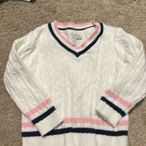 Janie and Jack 18-24 white sweater.